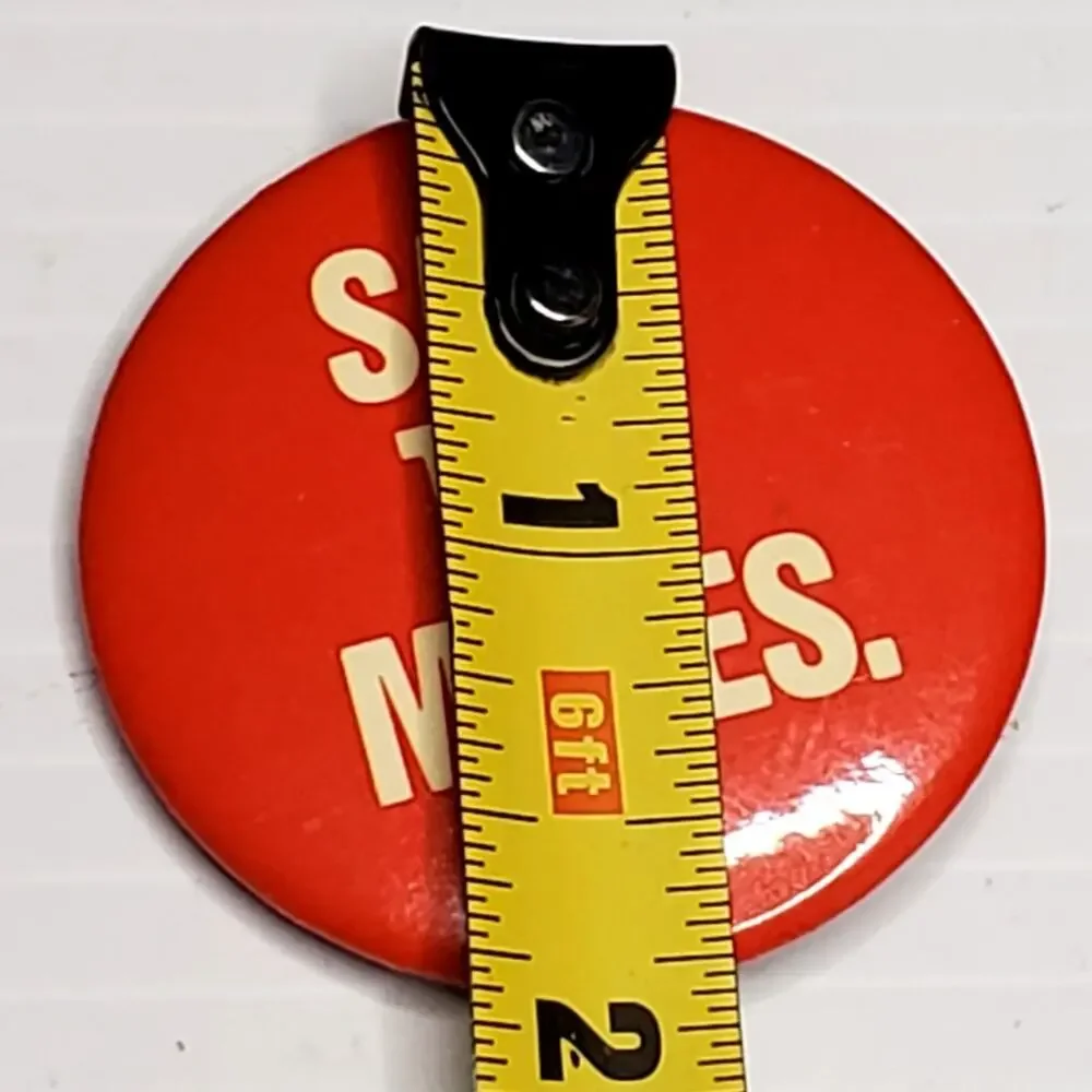 Save The Males Button Pin 1.75